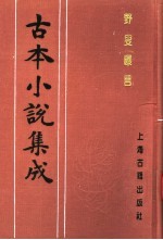 古本小说集成 野叟曝言 第4册