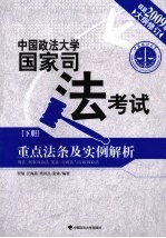 中国政法大学国家司法考试重点法条及实例解析 上 民法 民事诉讼法 商法 经济法 国际法 国际私法 国际经济法