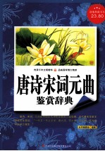 唐诗宋词元曲鉴赏辞典 超值典藏版大全集