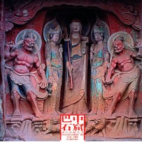 巴中石窟:唐代彩雕艺术
