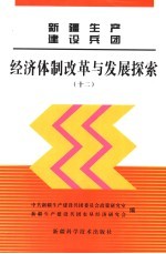 新疆生产建设兵团经济体制改革与发展探索 12