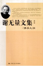 谢无量文集 第4卷 佛学大纲