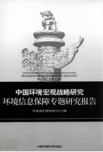 中国环境宏观战略研究 环境信息保障专题研究报告