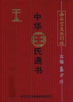 中华王氏通书 西南宗支派别录