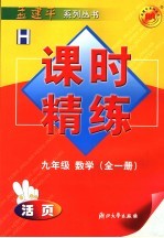 课时精练 华师大版 九年级数学