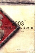 2003年中国中篇小说经典