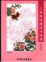 工笔画线描花卉画谱 牡丹篇