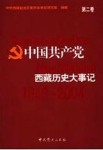 中国共产党西藏历史大事记 1949-2004