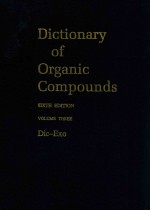 Dictionary of organic compounds volume three Dic—Exo D—0-03195—E-0-01256