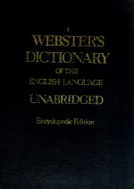 Webster's dictionary of the english language unabridged