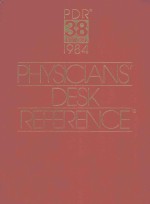 PHYSICIANS' DESK REFERENCE 38 EDITION 1984