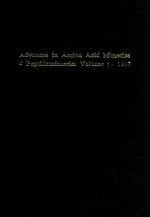 Advances in amino acid mimetics and peptidomimetics volume 1: 1997