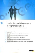 LEADERSHIP AND GOVERNANCE IN HIGHER EDUCATION FOR DECISION-MAKERS AND ADMINISTRATORS
