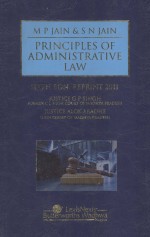 PRINCIPLES OF ADMINISTRATIVE LAW SIXTH EDITION REPRINT 2011