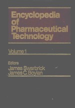ENCYCLOPEDIA OF PHARMACEUTICAL TECHNOLOGY VOLUME 1 ABSORPTION OF DRUGS TO BIOAVAILABILITY OF DRUGS