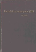 BRITISH PHARMACOPOEIA 1988 VOLUME 2