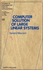 Computer solution of large linear systems (volume 28)