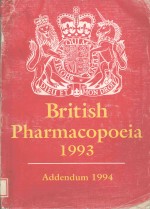 BRITISH PHARMACOPOEIA 1993 ADDENDUM 1994