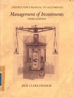 INSTRUCTOR'S MANUAL TO ACCOMPANY MANAGEMENT OF INVESTMENTS THIRD EDITION