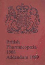 BRITISH PHARMACOPOEIA 1988 ADDENDUM 1989