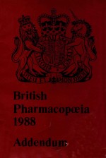 BRITISH PHARMACOPOEIA 1988 ADDENDUM 1991