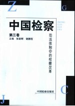 中国检察 第3卷 司法体制中的检察改革