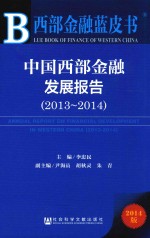 中国西部金融发展报告 2013-2014