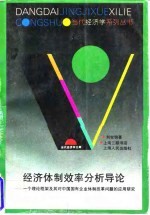 经济体制效率分析导论 一个理论框架及其对中国国有企业体制改革问题的应用研究
