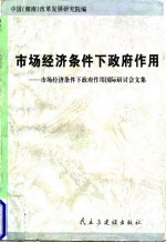 市场经济条件下政府作用 市场经济条件下政府作用国际研讨会文集