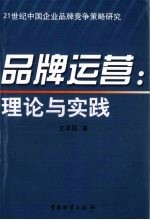 品牌运营：理论与实践 21世纪中国企业品牌竞争策略研究