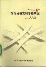 “十一五”综合运输发展思路研究