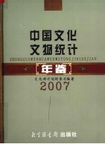 中国文化文物统计年鉴 2007