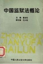 中国监狱法概论