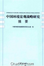 中国环境宏观战略研究摘要