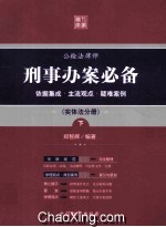 刑事办案必备 依据集成主流观点 疑难案例(实体法分册) 下