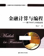 金融计算与编程 基于MATLAB的应用