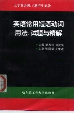 大学英语四、六级考生必备 英语常用短语动词用法、试题与精解