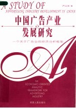 中国广告产业发展研究 一个关于广告业的经济分析框架