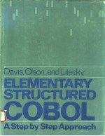 ELEMENTARY STRUCTURED COBOL A STEP BY STEP APPROACH