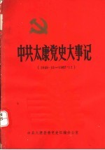 中共太康党史大事记 1949.10-1987.12
