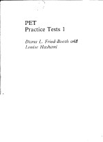 PET PRACTICE TESTS 1
