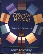EFFECTIVE WRITING CHOICES AND CONVENTIONS SECOND EDITION