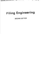 PILING ENGINEERING SECOND EDITION