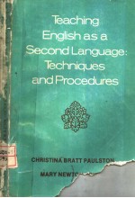 TEACHING ENGLISH AS A SECOND LANGUAGE:TECHNIQUES AND PROCEDURES