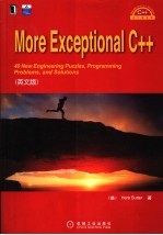 MORE EXCEPTIONAL C++:40 NEW ENGINEERING PUZZLES,PROGRAMMING PROBLEMS,AND SOLUTIONS (英文版)