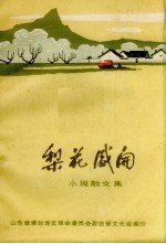 梨花盛开 小说散文集