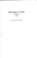 MECHANICS TODAY VOLUME 1 1972