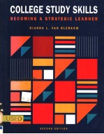 COLLEGE STUDY SKILLS BECOMING A STRATEGIC LEARNER SECOND EDITION