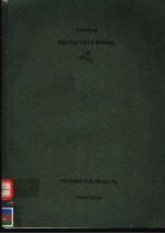INSTRUCTOR'S MANUAL READING FOR RESULTS THIRD EDITION