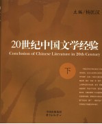 20世纪中国文学经验 下